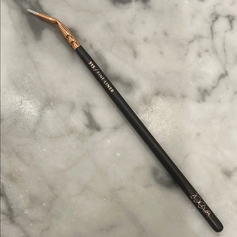 Zoeva 315 Fine Liner Brush - Black and Rose Gold